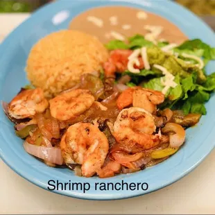 Shrimp ranch dinner