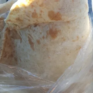 Made fresh daily hot delicious flour tortillas