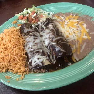 Mole enchiladas. So so good!