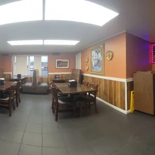 Small but enough seating.