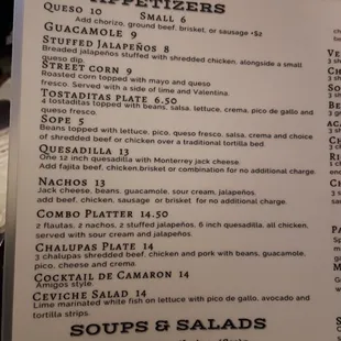 2-18-2023 Menu