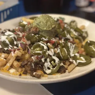 Carne asada fries