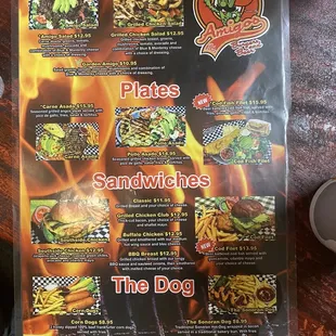 Menu side 2