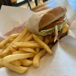 Double bacon cheeseburger