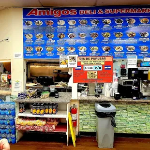The eatery order counter