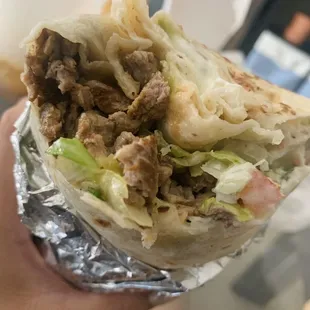 Carne Asada Jumbo Burrito