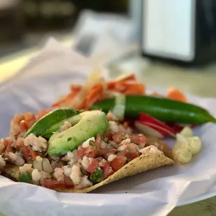 Ceviche Tostada