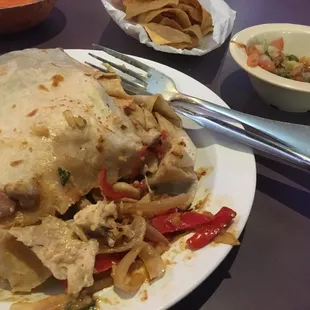 Chicken Fajita Burrito