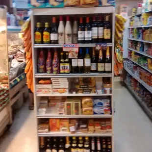 a grocery store aisle