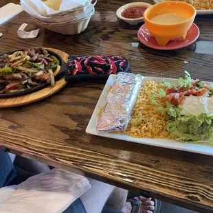 plates of food on a table