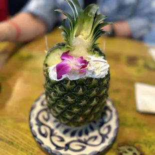 What a beautiful and tasty piña colada