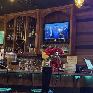 Bar with TV
