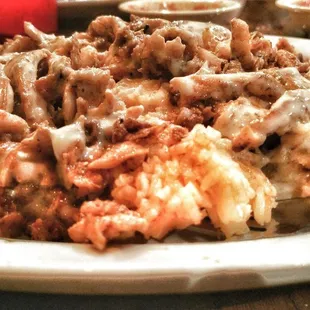 A.C.P. w/chorizo (upon my request)