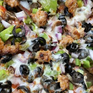 pizza, food