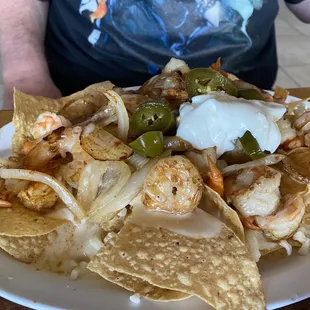 shrimp nachos