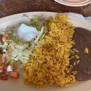 shrimp fajitas (sides)