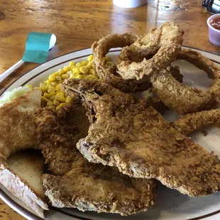 Awesome Pork chops and O rings