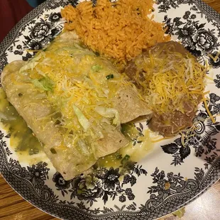 Chicken enchiladas
