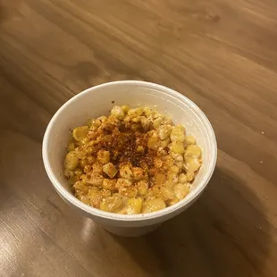 Spicy street corn (cup or stick)