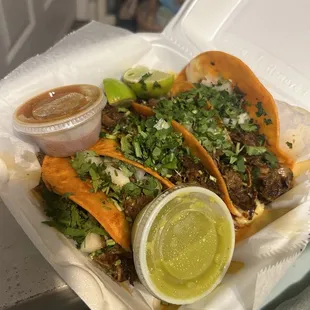 Birria tacos