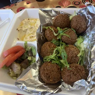Filafel plate