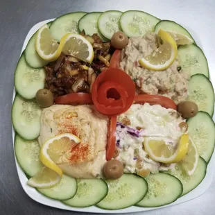 a plate of food
