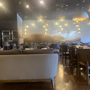 Beautifully decorated restaurant