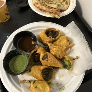 Cut Mirchi and Garlic Nan 2pc.