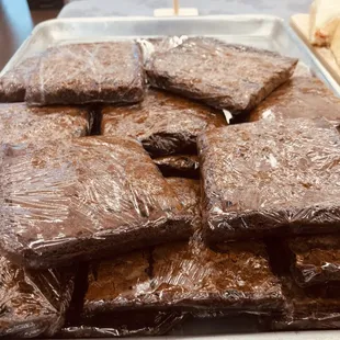 Our delicious fudge brownies! A customer favorite!