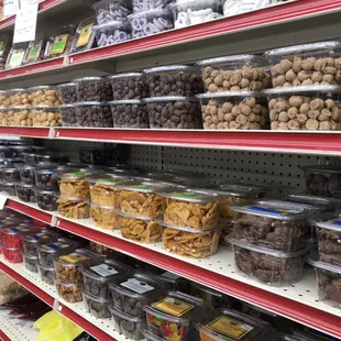 Lots of candies to choose from!!