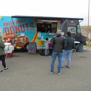 Front of the food truck.
