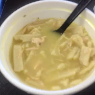 Creamy Chicken Noodles Soup