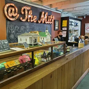 March 2021: Checkout (The young cashier is new &amp; wanted to be in the photo.)