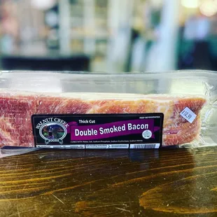 Double smoke bacon thick cut