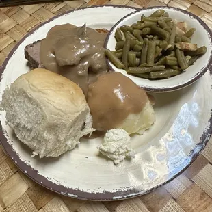 Open Face Roast Beef Sandwich