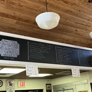 Deli menu