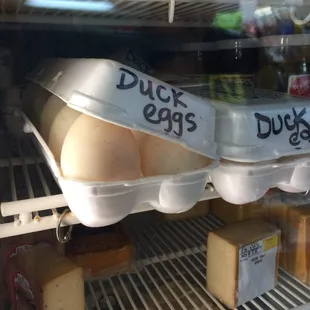 Duck eggs