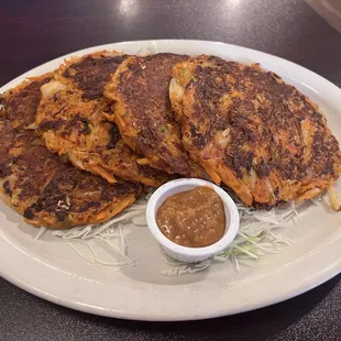 Spicy Kimchi Pancakes