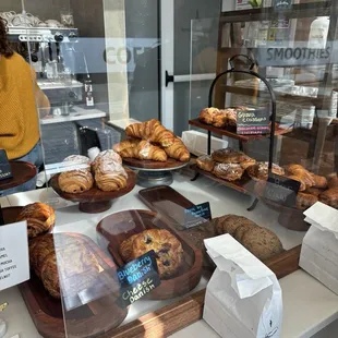 Croissants and danishes