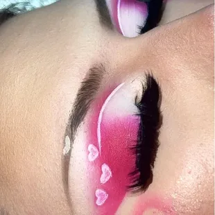 Valentine's Day makeup
