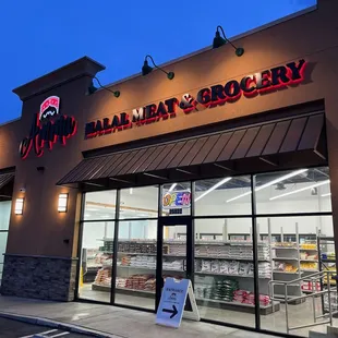 the front of the store