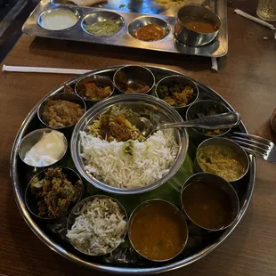 The best thali I have had in this side of the country