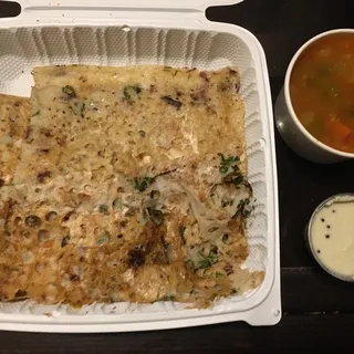 Rava Onion Masala Dosa