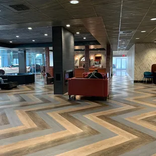 Large comfortable waiting area