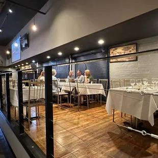 Upper dining room prior to bar