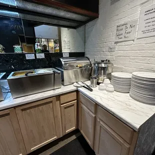 Beginning of buffet area