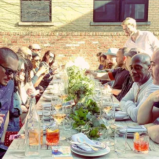 Patio party