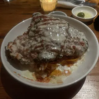 **Chicken "Parm-aggedon" special**