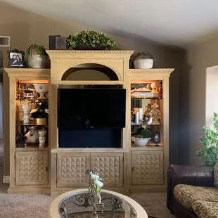 Family room new changes.