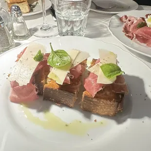 Bruschetta Parma Ham